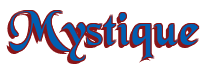 Rendering "Mystique" using Black Chancery