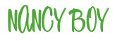 Rendering "NANCY BOY" using Bean Sprout