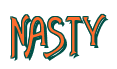 Rendering "NASTY" using Agatha