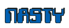 Rendering "NASTY" using Computer Font