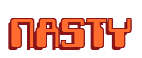 Rendering "NASTY" using Computer Font