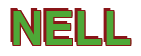Rendering "NELL" using Arial Bold