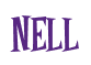 Rendering "NELL" using Cooper Latin