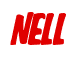 Rendering "NELL" using Big Nib