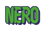 Rendering "NERO" using Callimarker