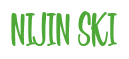Rendering "NIJIN SKI" using Bean Sprout