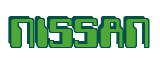 Rendering "NISSAN" using Computer Font