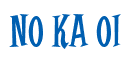 Rendering "NO KA OI" using Cooper Latin