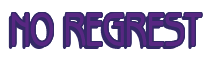 Rendering "NO REGREST" using Beagle