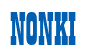 Rendering "NONKI" using Bill Board