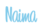 Rendering "Naima" using Bean Sprout