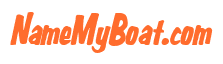 Rendering "NameMyBoat.com" using Big Nib