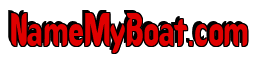 Rendering "NameMyBoat.com" using Callimarker