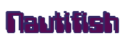 Rendering "Nautifish" using Computer Font