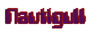 Rendering "Nautigull" using Computer Font