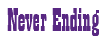 Rendering "Never Ending" using Bill Board