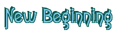 Rendering "New Beginning" using Agatha
