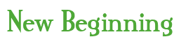 Rendering "New Beginning" using Credit River