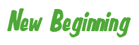 Rendering "New Beginning" using Big Nib