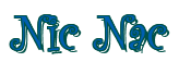 Rendering "Nic Nac" using Curlz