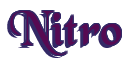 Rendering "Nitro" using Black Chancery