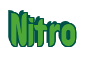 Rendering "Nitro" using Callimarker