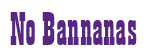 Rendering "No Bannanas" using Bill Board