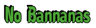 Rendering "No Bannanas" using Callimarker