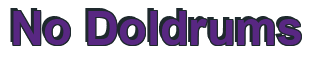 Rendering "No Doldrums" using Arial Bold