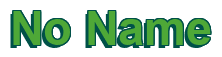 Rendering "No Name" using Arial Bold