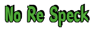 Rendering "No Re Speck" using Callimarker