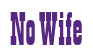 Rendering "No Wife" using Bill Board