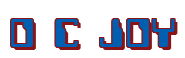 Rendering "O C JOY" using Computer Font