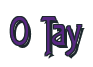 Rendering "O Tay" using Agatha