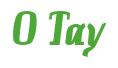 Rendering "O Tay" using Color Bar