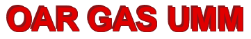 Rendering "OAR GAS UMM" using Arial Bold