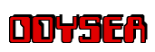 Rendering "ODYSEA" using Computer Font