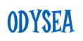 Rendering "ODYSEA" using Cooper Latin