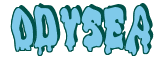 Rendering "ODYSEA" using Drippy Goo