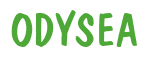 Rendering "ODYSEA" using Dom Casual