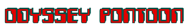 Rendering "ODYSSEY PONTOON" using Computer Font