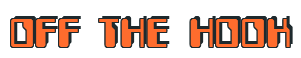 Rendering "OFF THE HOOK" using Computer Font