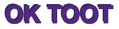 Rendering "OK TOOT" using Arial Bold