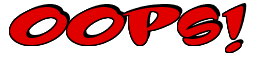 Rendering "OOPS!" using Daffy