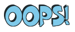 Rendering "OOPS!" using Crane