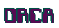 Rendering "ORCA" using Computer Font