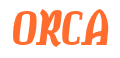 Rendering "ORCA" using Color Bar