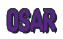 Rendering "OSAR" using Callimarker