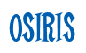 Rendering "OSIRIS" using Cooper Latin