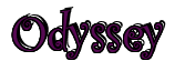 Rendering "Odyssey" using Curlz